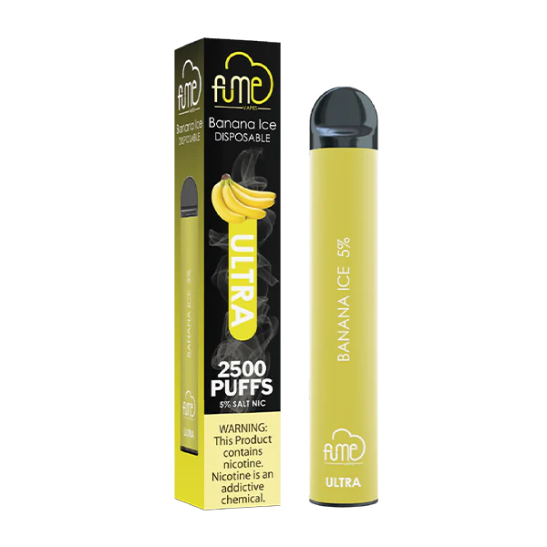 Fume Ultra 2500 Puffs Banana Ice: The Ultimate Vaping Experience