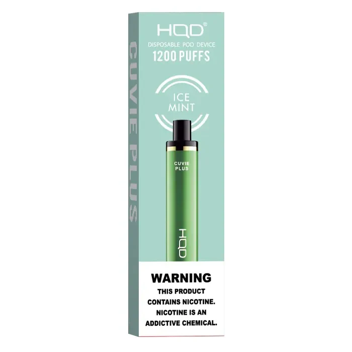 The Ultimate Refreshment: HQD Cuvie Plus 1200 Puffs Ice Mint Device Deep Dive